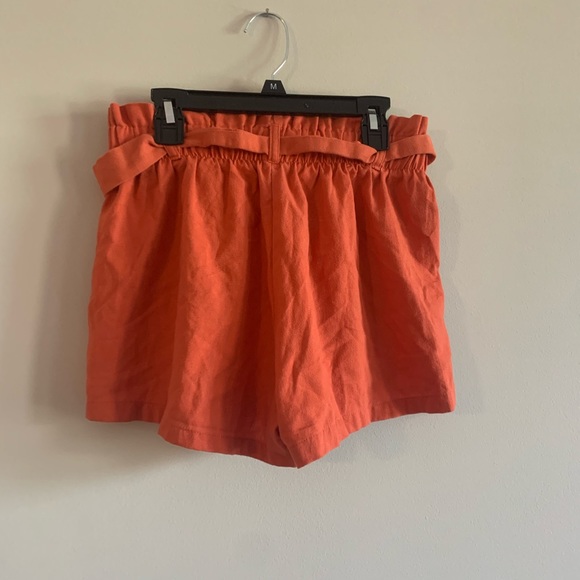 Active USA orange shorts with front bow - Picture 4 of 4